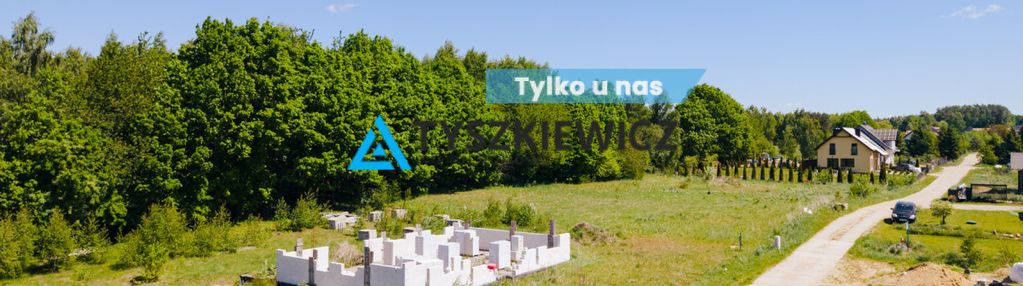 Działka 1560 m² z rozpoczętą budową