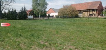 Działka budowlana z gotowym projektem na budowę.