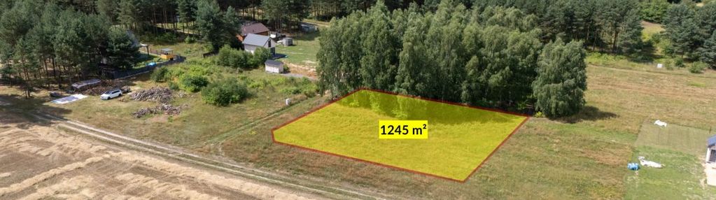 Działka letniskowa panoszów 1245m2