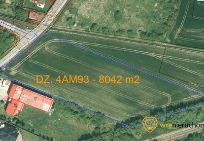 =działka usł. z pełnym dostępem do mediów =lucień=