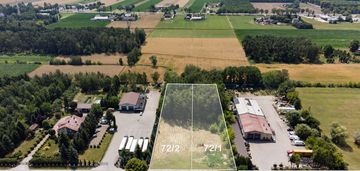 Działka z wz 3319 m² | zosin | media w drodze
