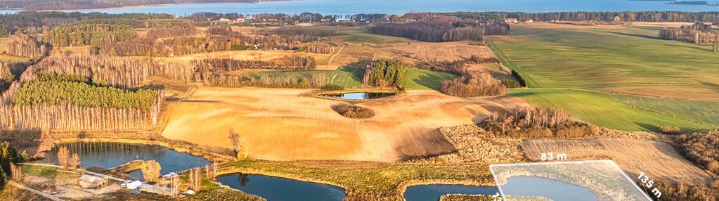 Działka 1,12 ha z stawem w sercu mazur - rydzewie