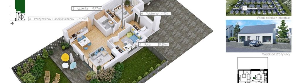 Funkcjonalny dom w zabudowie bliźniaczej w atrakcyjnej cenie