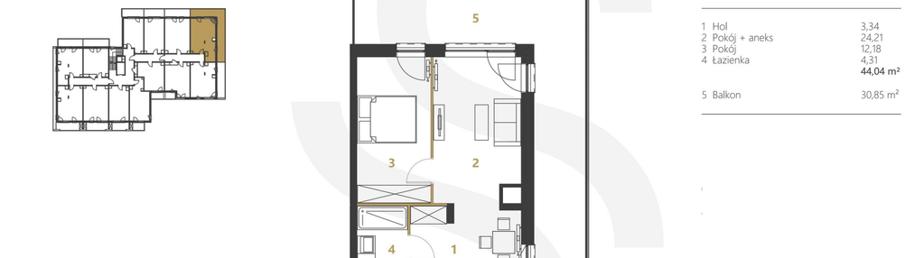 Narożny taras o powierzchni 31m2, sauna, jacuzzi