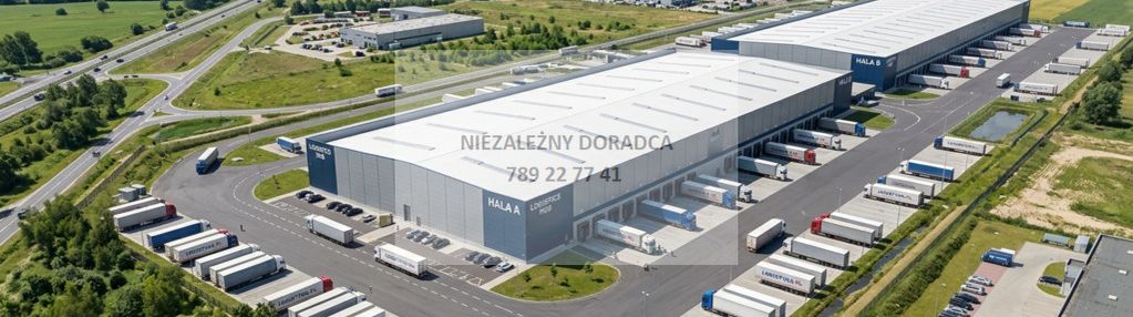 Teren pu - pod hale, magazyny, obok panattoni