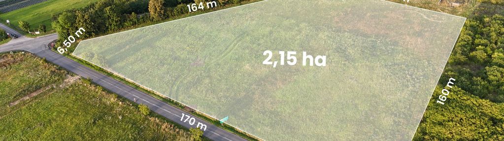 Działka inwestycyjna blisko częstochowy 2,15 ha