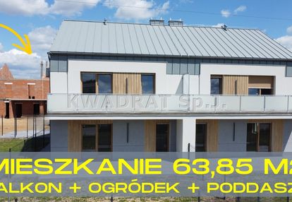 Mieszkanie 63,85m2 + balkon + ogródek - baranów