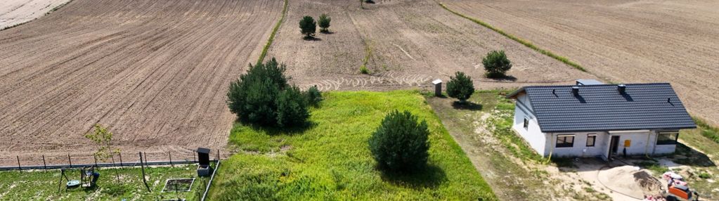 Osmolice drugie, działka budowlana, widok na las