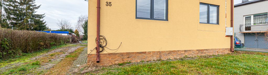 Dom po remoncie z pompą ciepła, stan deweloperski