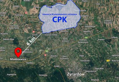 Dla inwestora - teren 1,5ha w sąsiedztwie cpk