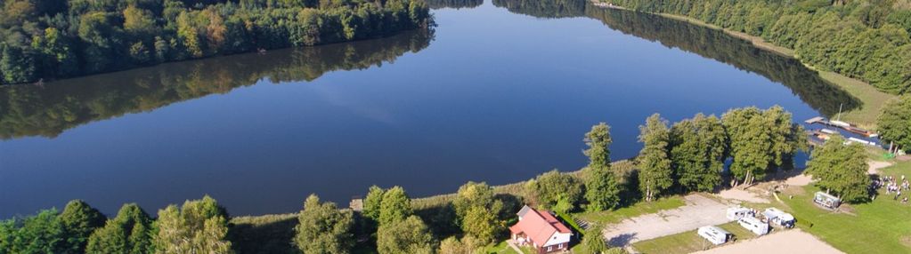 Działka z linią brzegową jeziora szeląg - kanał