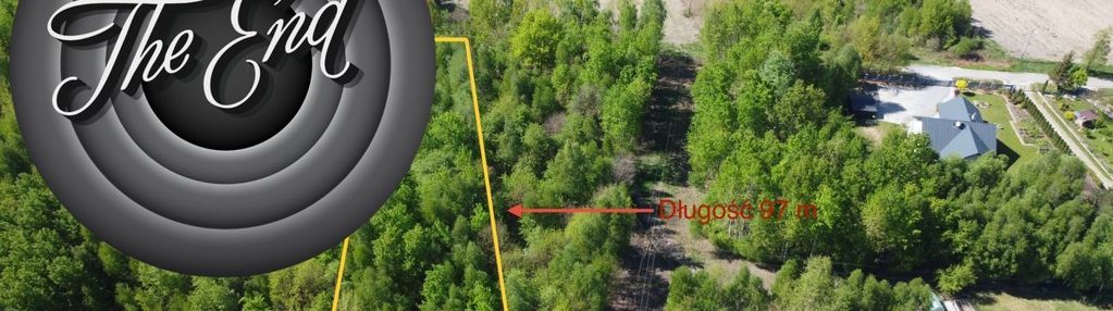 Działka z wz 23 ary w lesie w radłowie