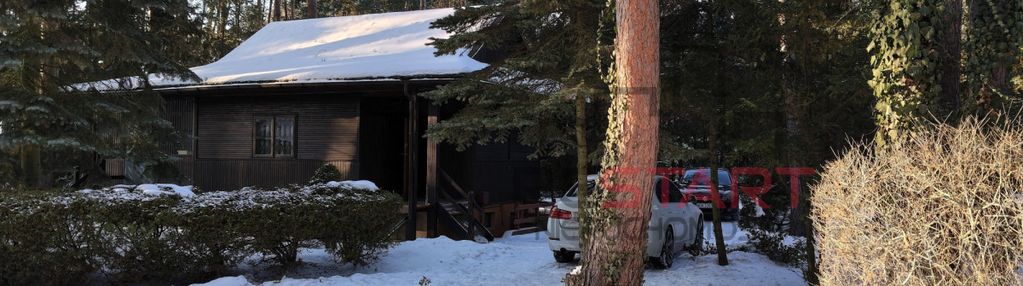 Działka z małym domkiem