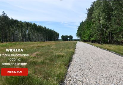Działki 10a pod zabudowę pod lasem- widełka
