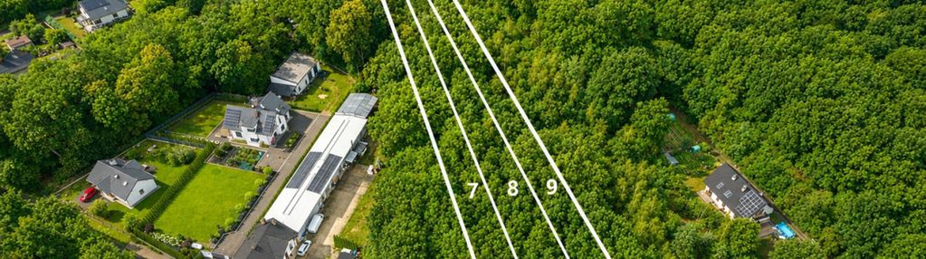Trzy połączone działki 5115 m² w radomiu