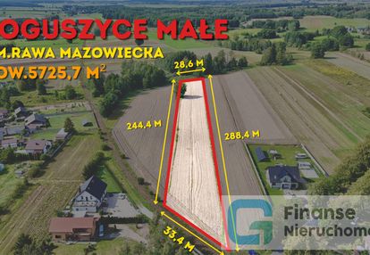 Działka pod budowę domu | 5725,7 m² | boguszyce