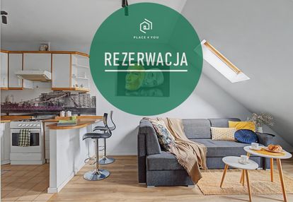 Poddasze, 41,3 m2 po podłodze, 2 pokoje, piwnica