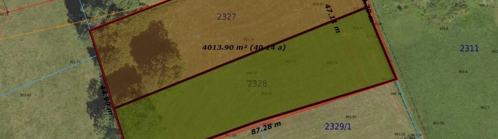 Działka budowlana i prąd i stacja ski harenda