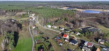 Działka 48 arów z budynkiem – białobrzegi