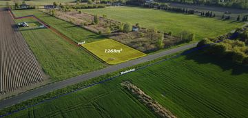 Działka 1268 m² z wz - podkampinos