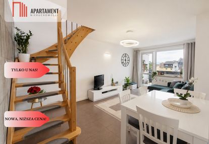 Mieszkanie dwupoziomowe  4-pokoje, balkon i garaż