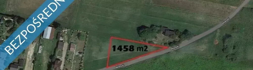 Działka na sprzedaż 1458m2