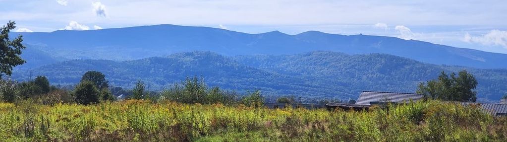 Przepięknie położona działka z widokiem na góry