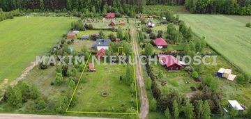 Działka budowlana z domkiem letniskowym w szuminie