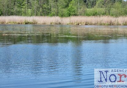 Działka z linią brzegową 66 m jeziora dąbiel