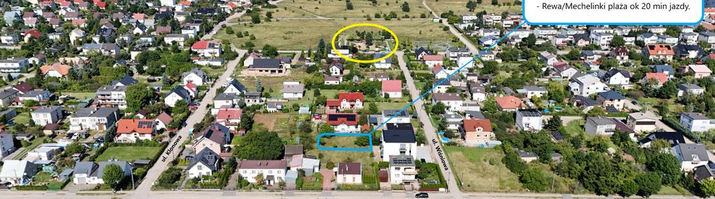 Działka z mpzp 429 m2 rumia, ul. wiśniowa