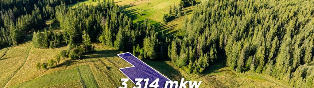 Działka rolno leśna zakopane