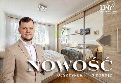 I piętro/duży balkon/3 pokoje olsztynek