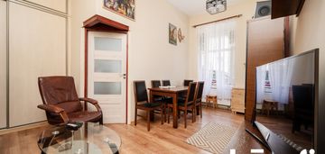 Dwa pokoje w centrum łodzi z parkingiem i komórką