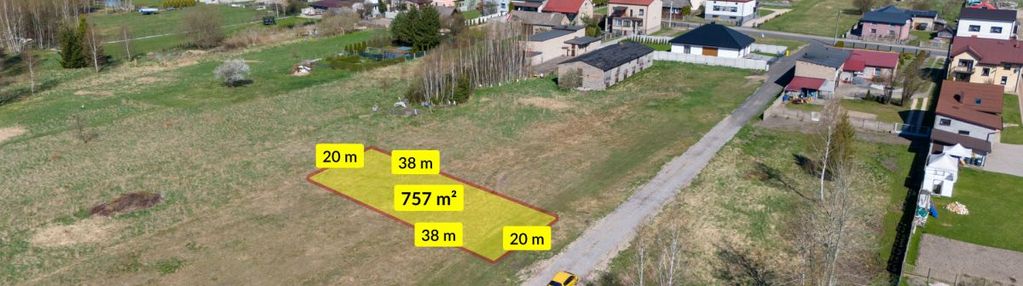 Działka budowlana 757m2 -starcza, gm. starcza
