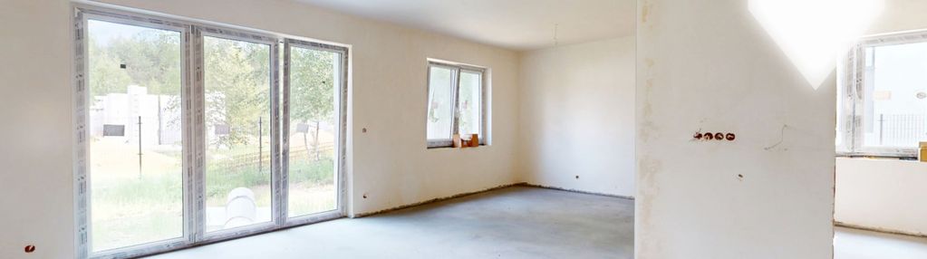 Parter bliźniaka 74 m² z ogromnym ogrodem 184 m²