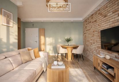 3 stylowe pokoje z tarasem, garażem i komórką