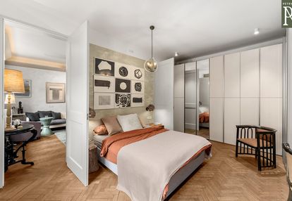 Apartament z balkonem według autorskiego projektu wnętrz.