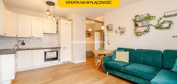 Sosnowiecka | 2 pok. | zielony widok z balkonu