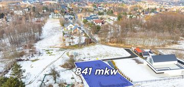 Budowlana i uzbrojona działka w wieliczce | widok