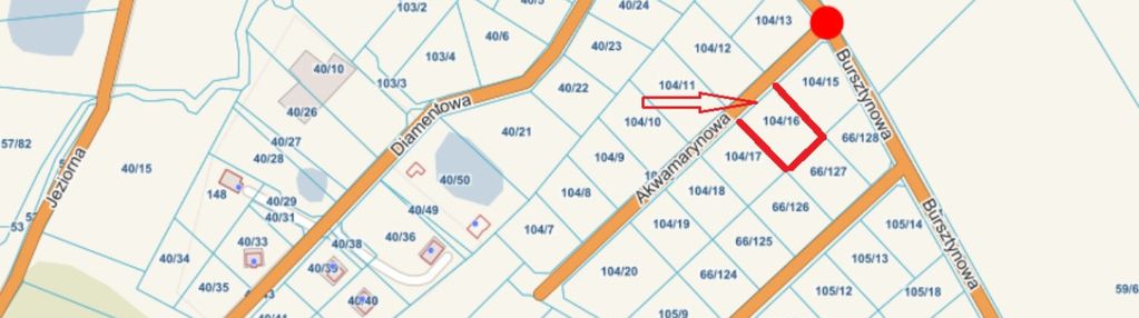 Działka nad jeziorem salinko