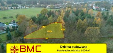 Działka budowlana koszęcin 1024m2 ul. słowików