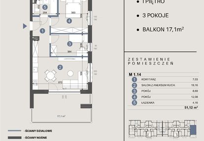 Nowość 3pok. z tarasem17m2, słupsk koszalińska