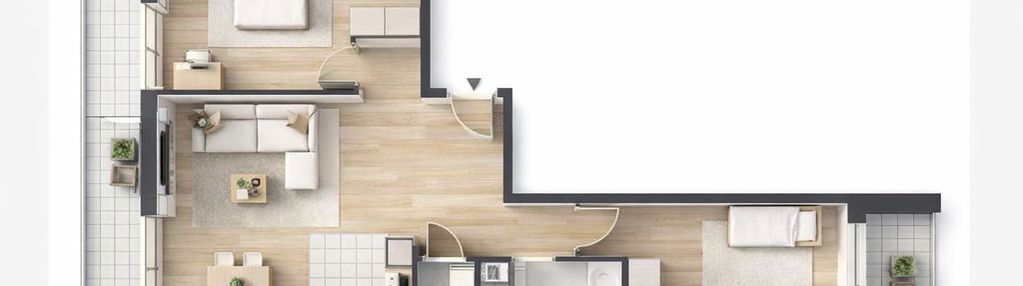 ⭐ promocja  3 pokojowe koszutka balkon 16m  ⭐