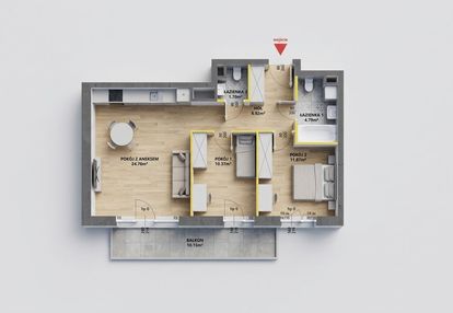 ⭐balkon 10m | południe | nowe !!! 0%⭐metro
