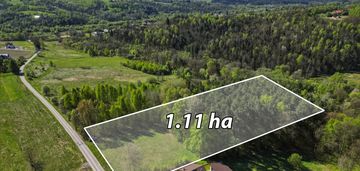 Działka budowlana z lasem w gminie mogilany