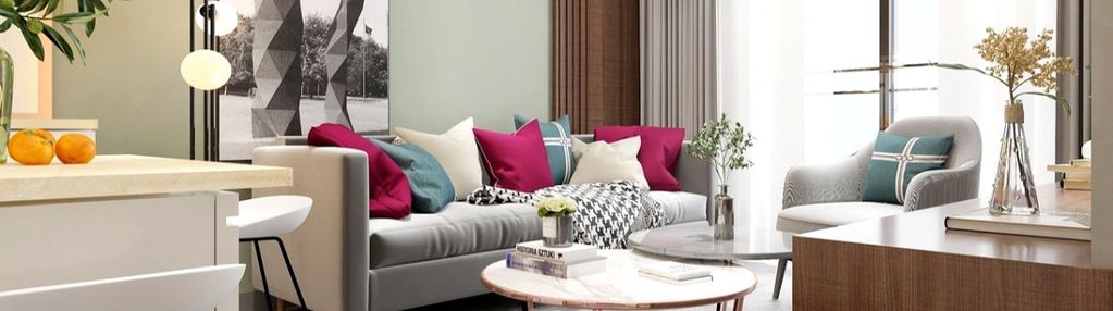 Nowy blok, balkon, garaż niska zabudowa, zielono