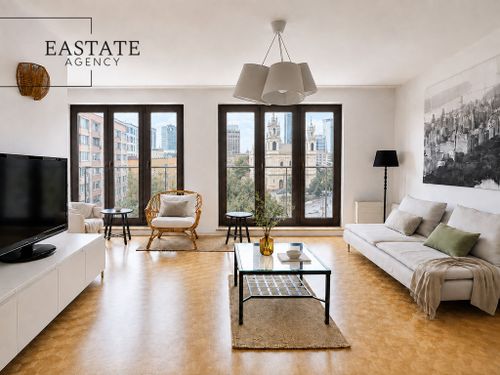 Apartament 70 m² | widok na pkin | garaż | loggia