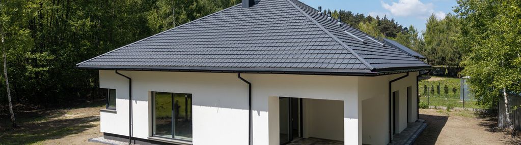 Nowoczesny dom z ogrodem przy lesie | pod łodzią