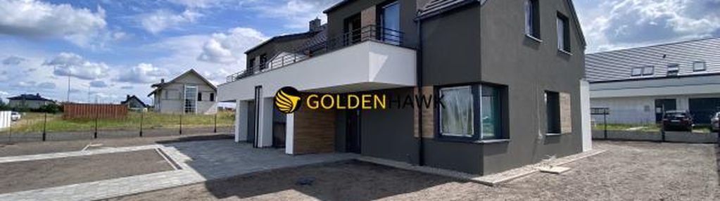 Nowoczesny bliźniak w wołczkowie - 149,8 m², ogród