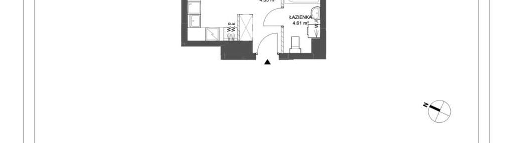 Dwupokojowe mieszkanie z balkonem w centrum gdyni